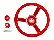 Plastic steering wheel